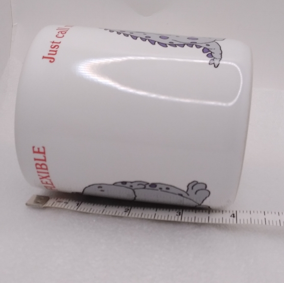 Shoebox Greetings Just Call Me Mr. Flexible MUG Gray Monster 12 oz Cup Hallmark - Picture 5 of 10